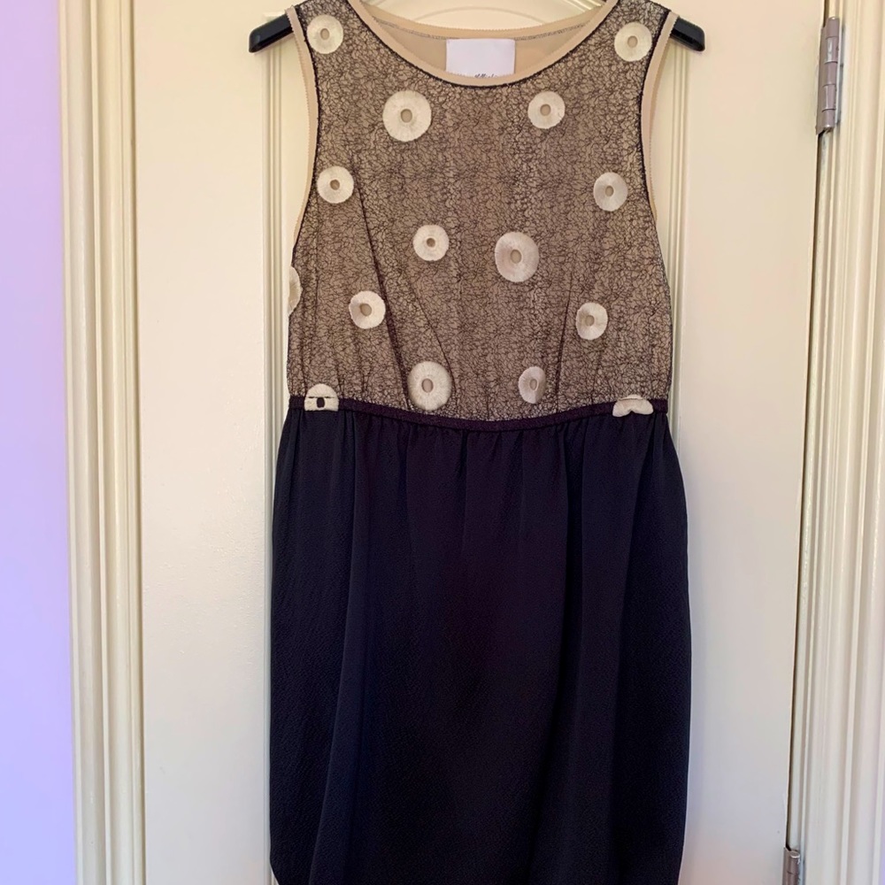 3.1 Phillip Lim Embroidered Silk Cocktail Dress